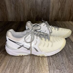 Asics Gel Resolution 7 E751Y Women's US Size 8 White Running Sneaker Shoes